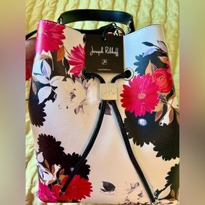 🌺NWT JOSEPH RIBKOFF FLORAL BUCKET BAG🌺
